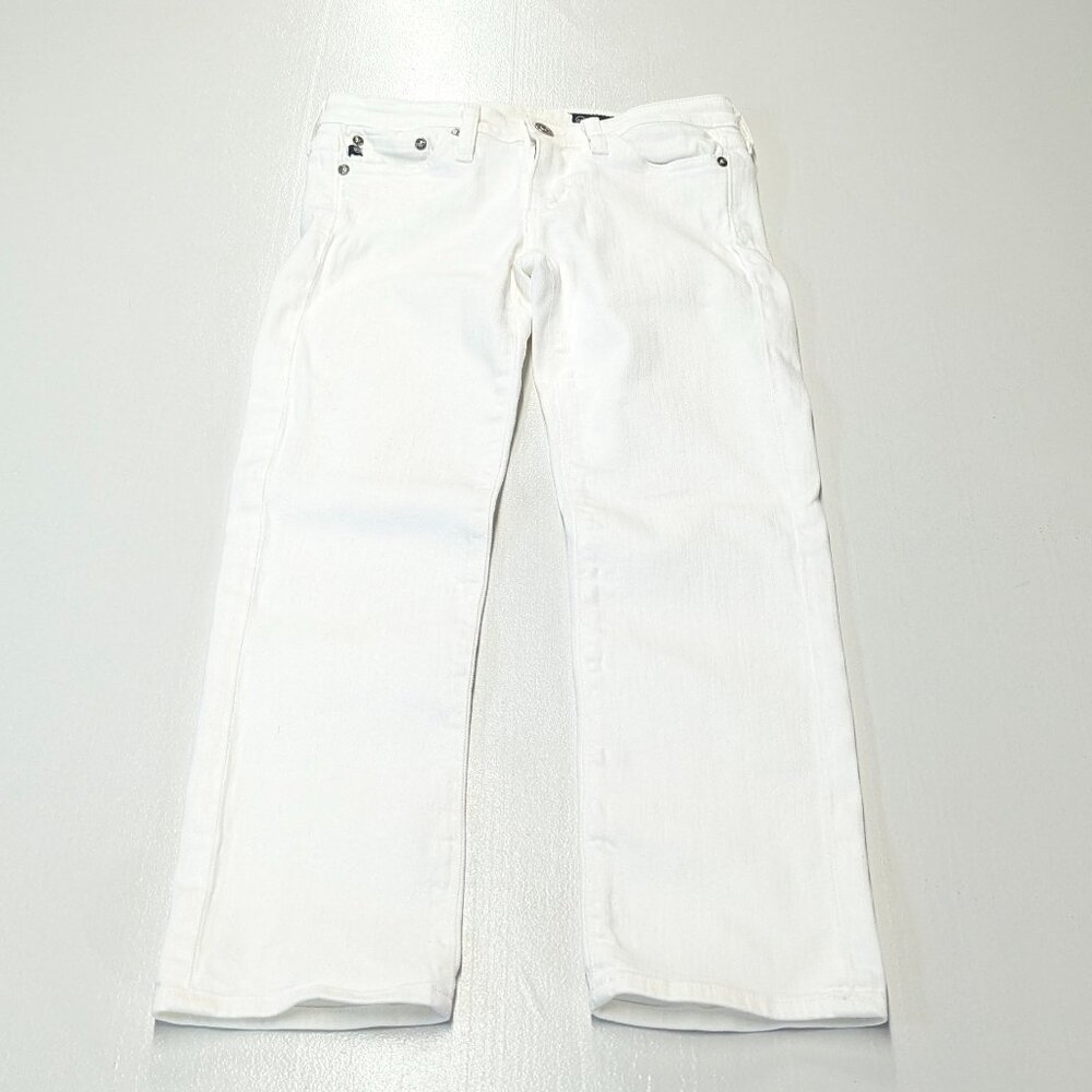 Ag Adriano Goldschmied White Size 26R "The Capri" Denim Pants